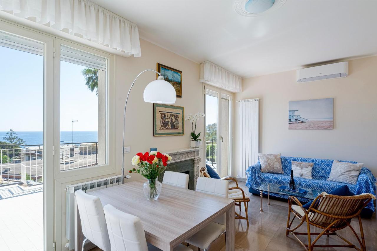 Tre Ponti Panoramic Seaview Apartment Sanremo Exterior foto